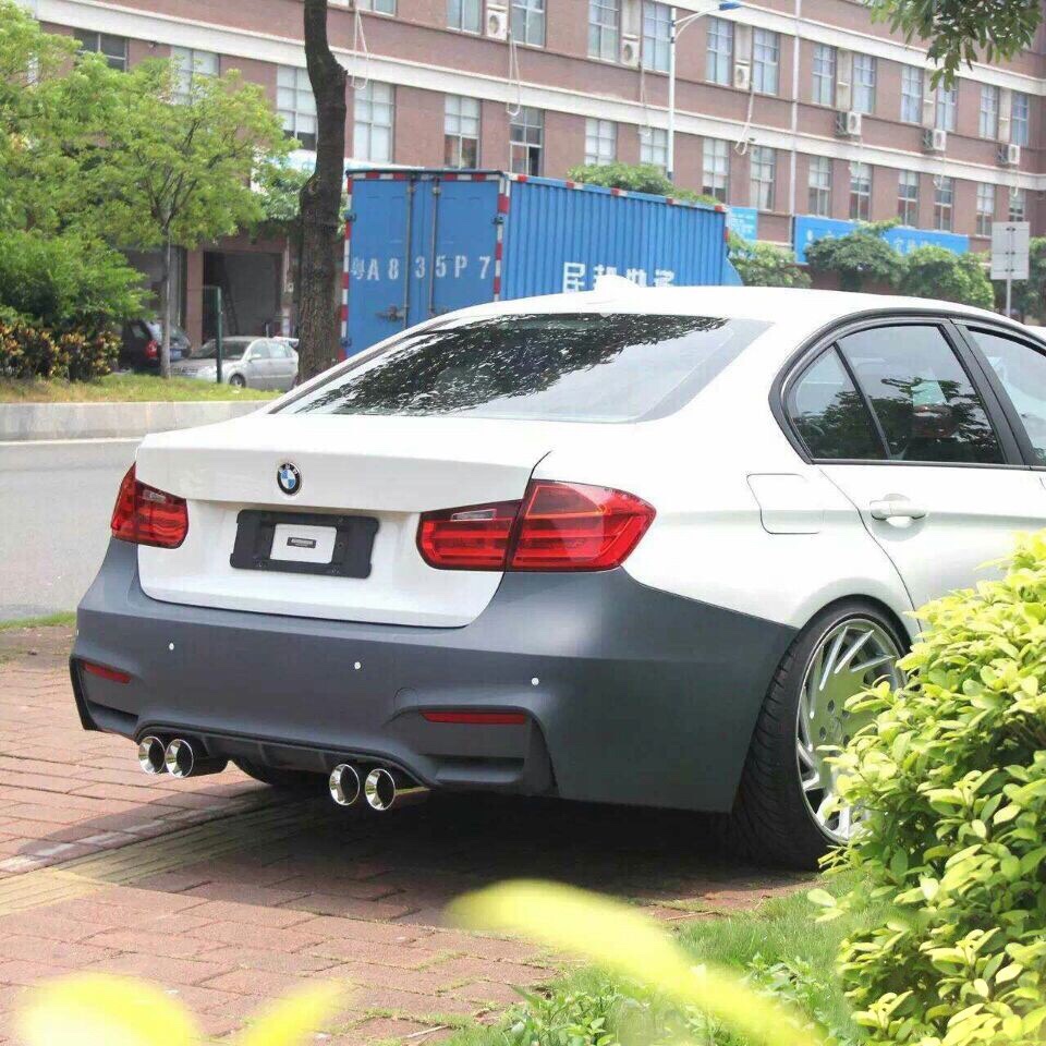 宝马3系改m3包围 台湾an品牌 完美安装