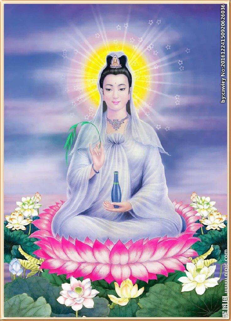 69 今日庙会   今天是佛教卍观世音菩萨的诞辰日(中国历二月十九)