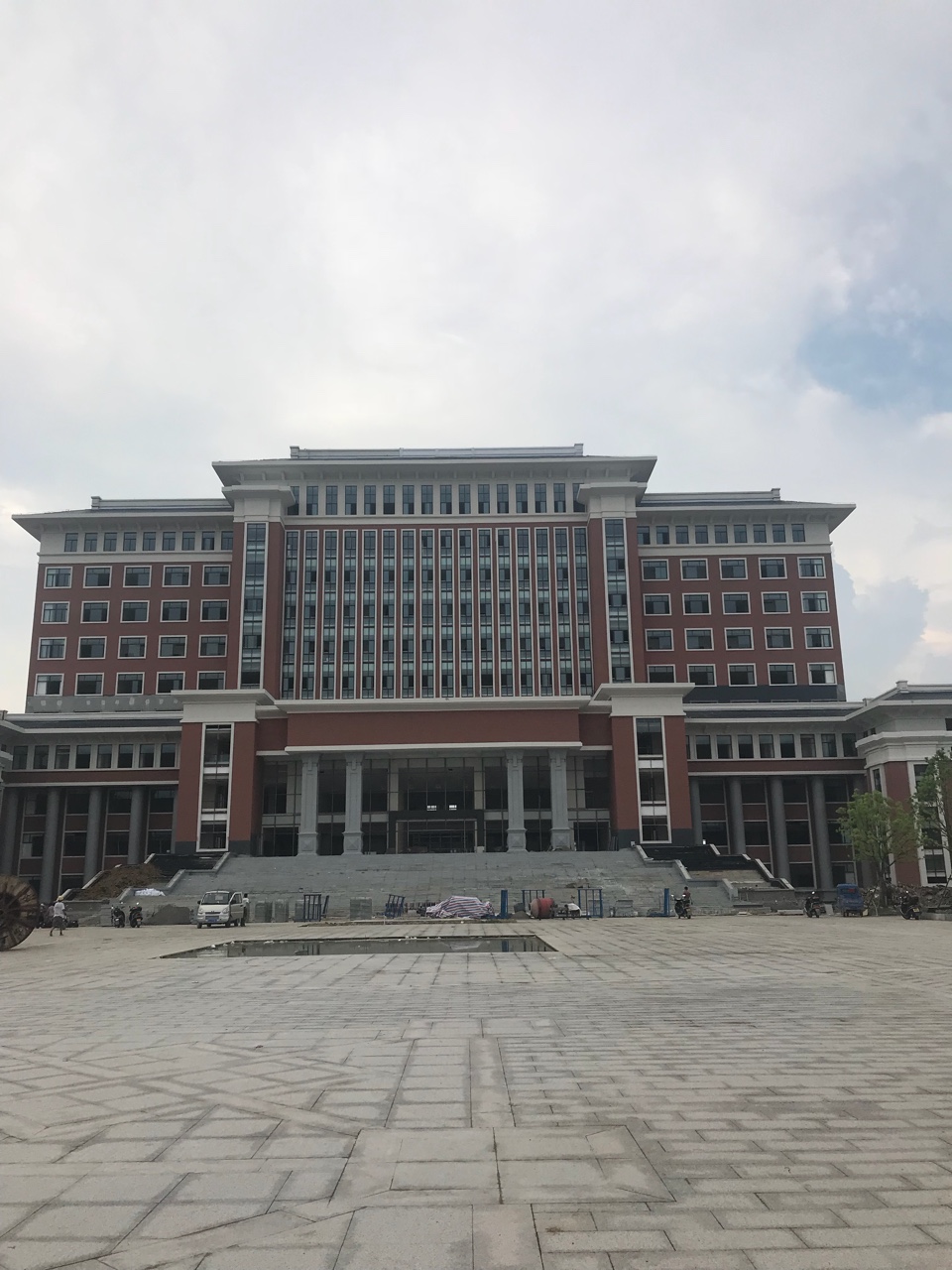 建设中的宁中高中部